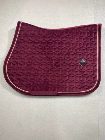 Tapis D'équitation Kentucky Quarter - Polaire Lourde - Large - Bordeaux - Occasion UK