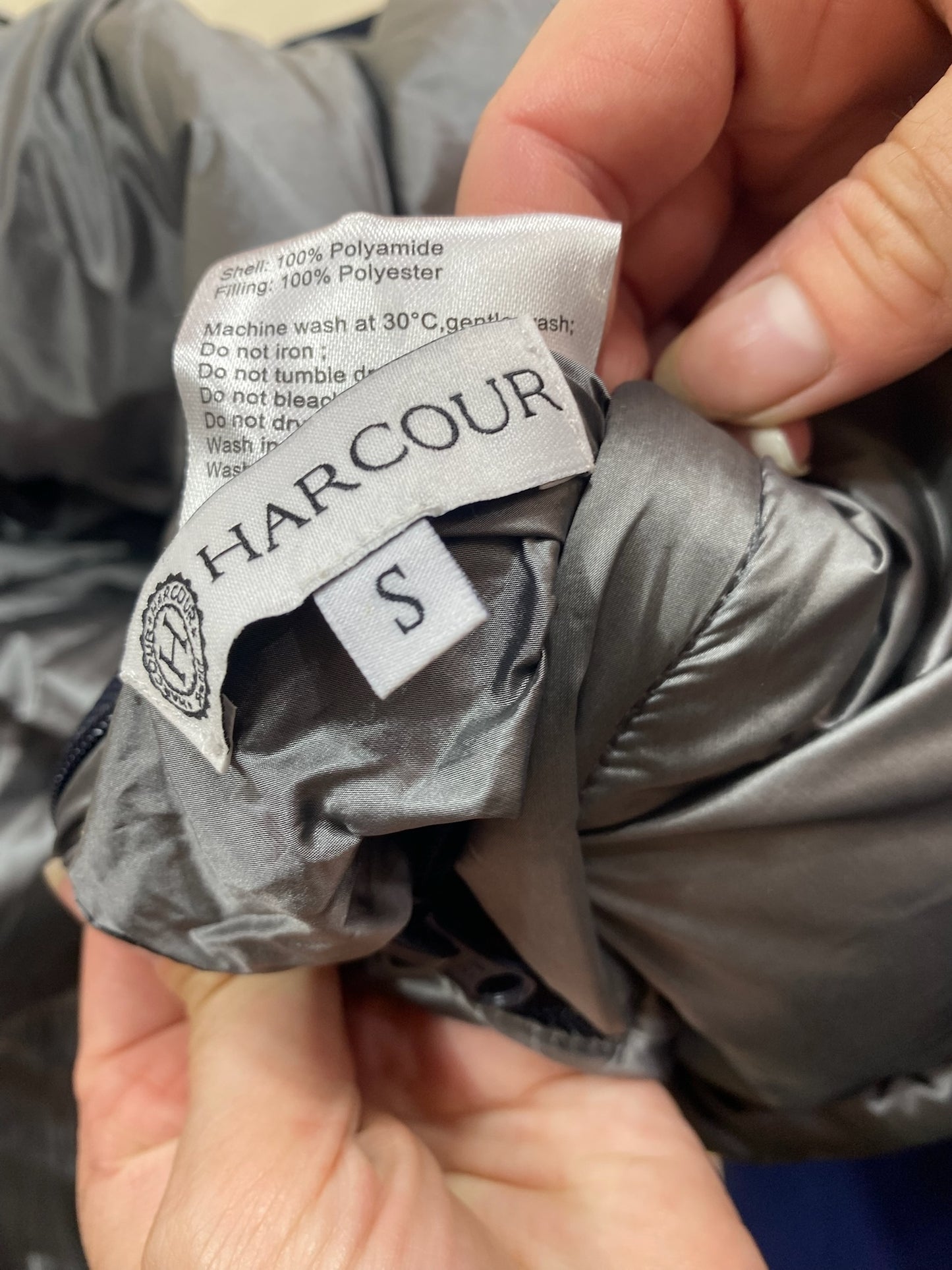 Doudoune réversible – Harcour – Gris / Marine – Taille S