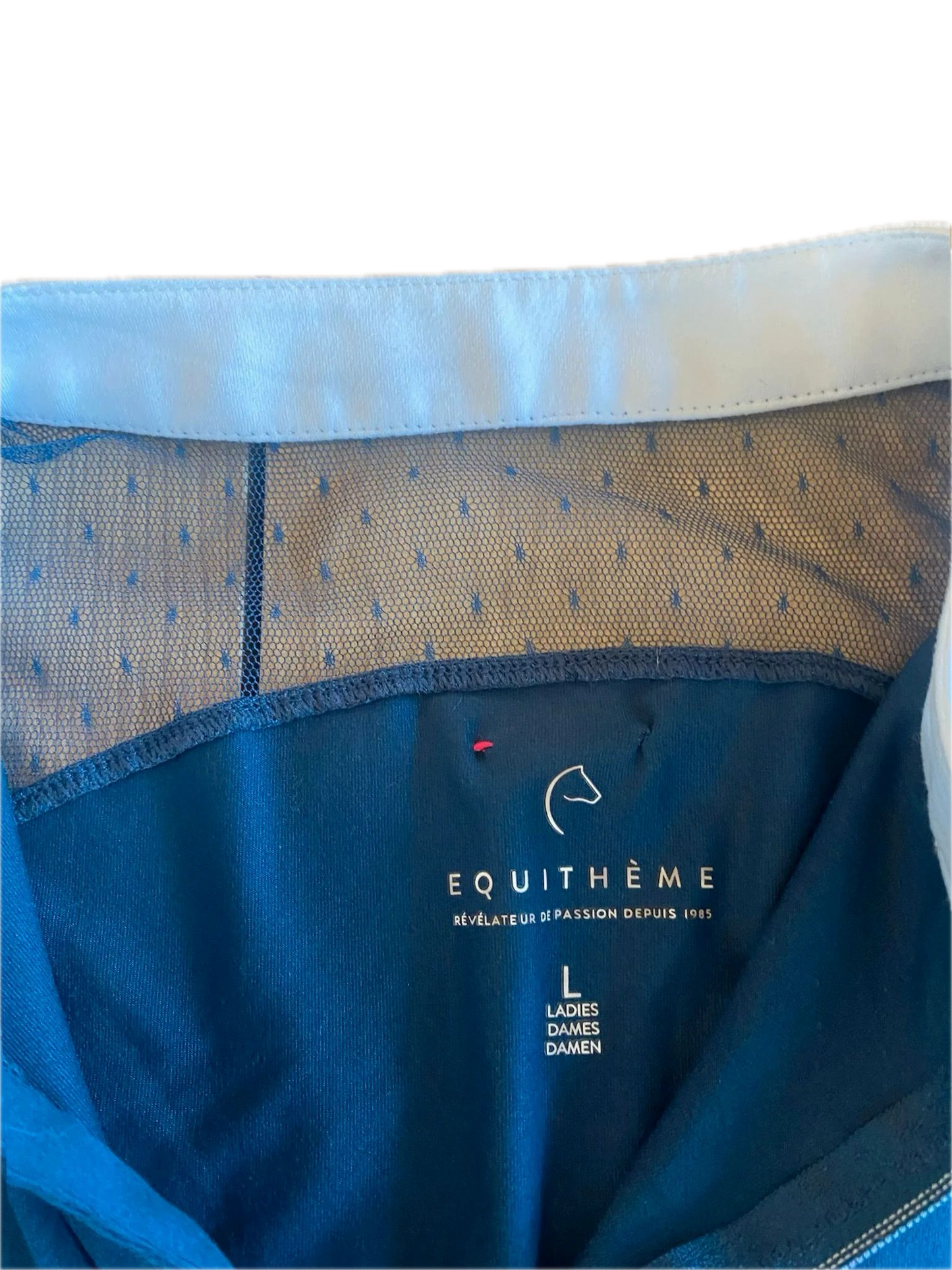 Polo manche courte Equi-Thème Bleu marine L