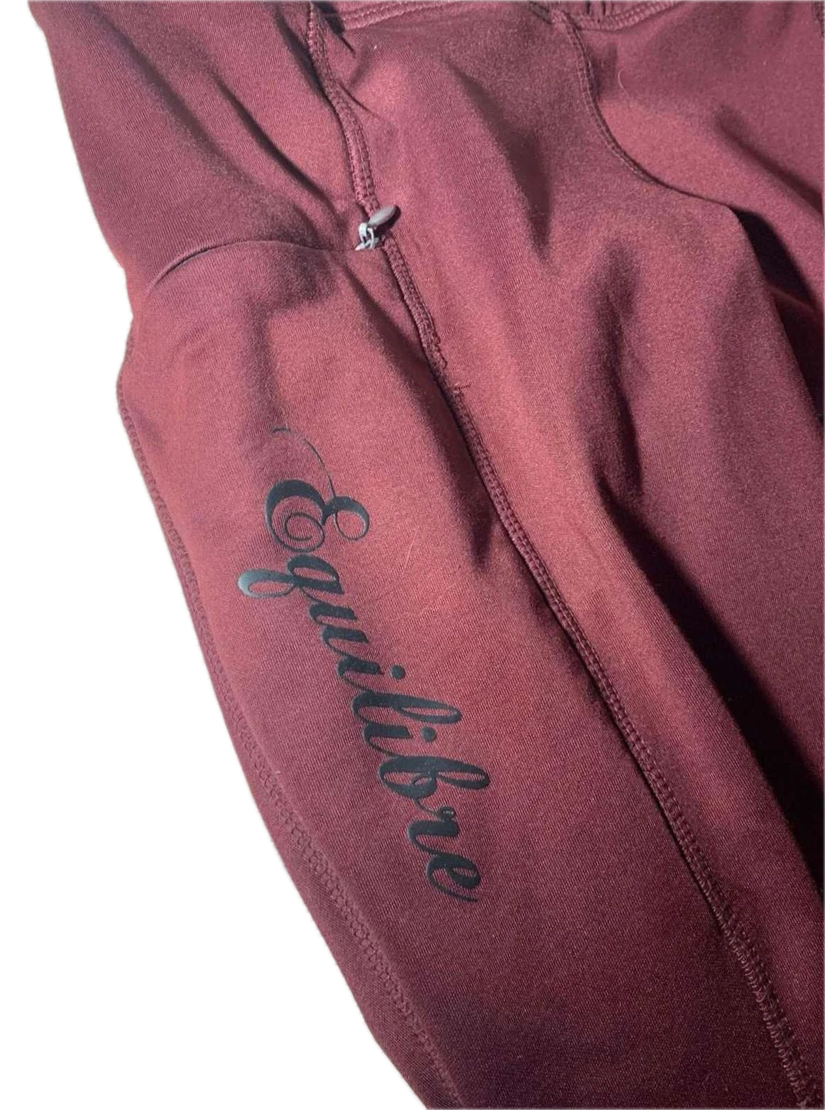 Legging Equilibre Polaire bordeaux XS