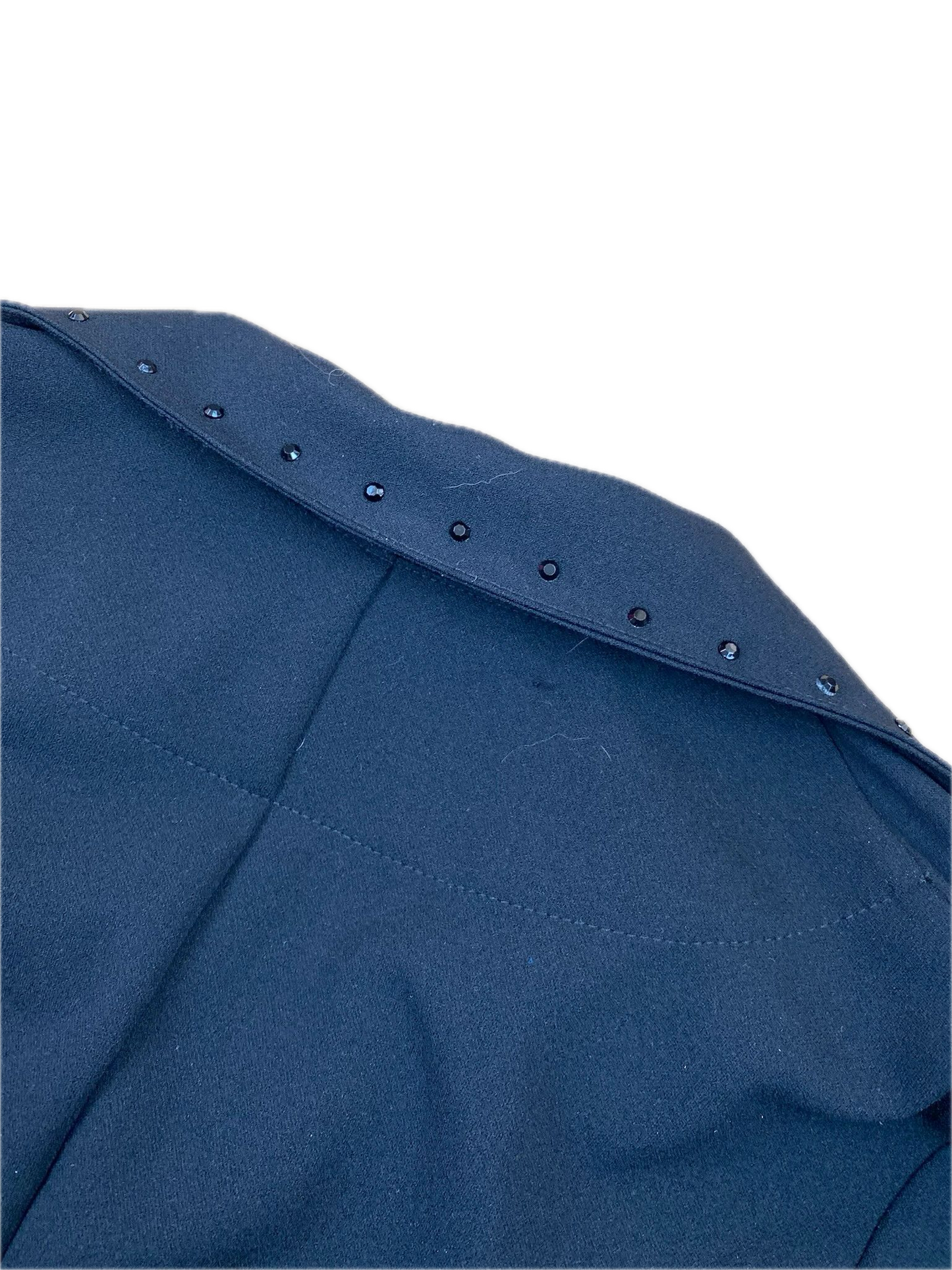Veste de Concours Equi-Thème Noire Strass S : Élégance Scintillante