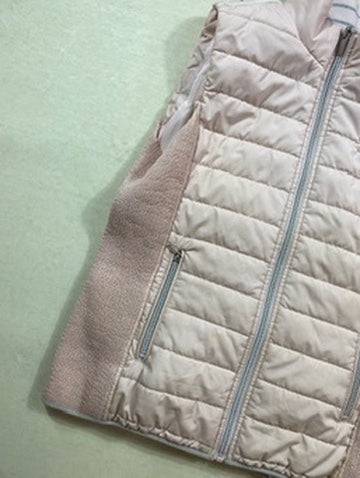 Veste sans manches Pénélope Leprevost rose pastel – Taille L