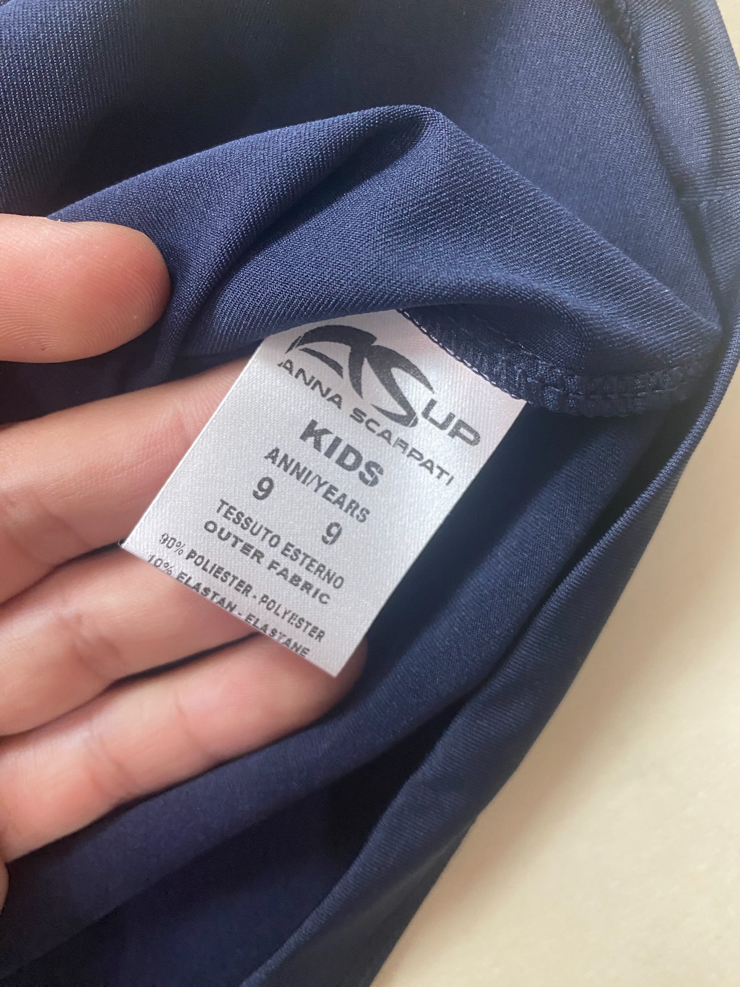 Polo Anna Scarpati Bleu Marine - 9 A