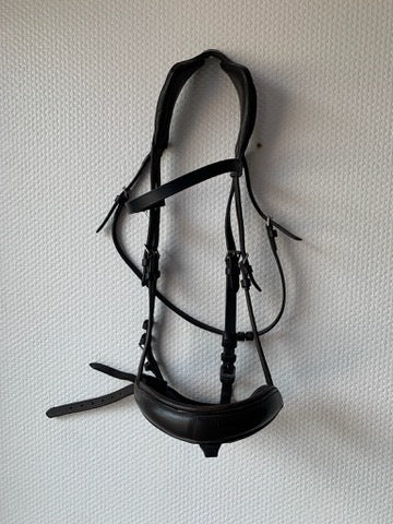 Bride anatomique – cuir brun – taille Full
