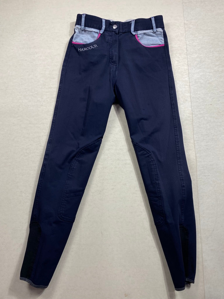 Pantalon Harcour Marine/Fuchsia - XS