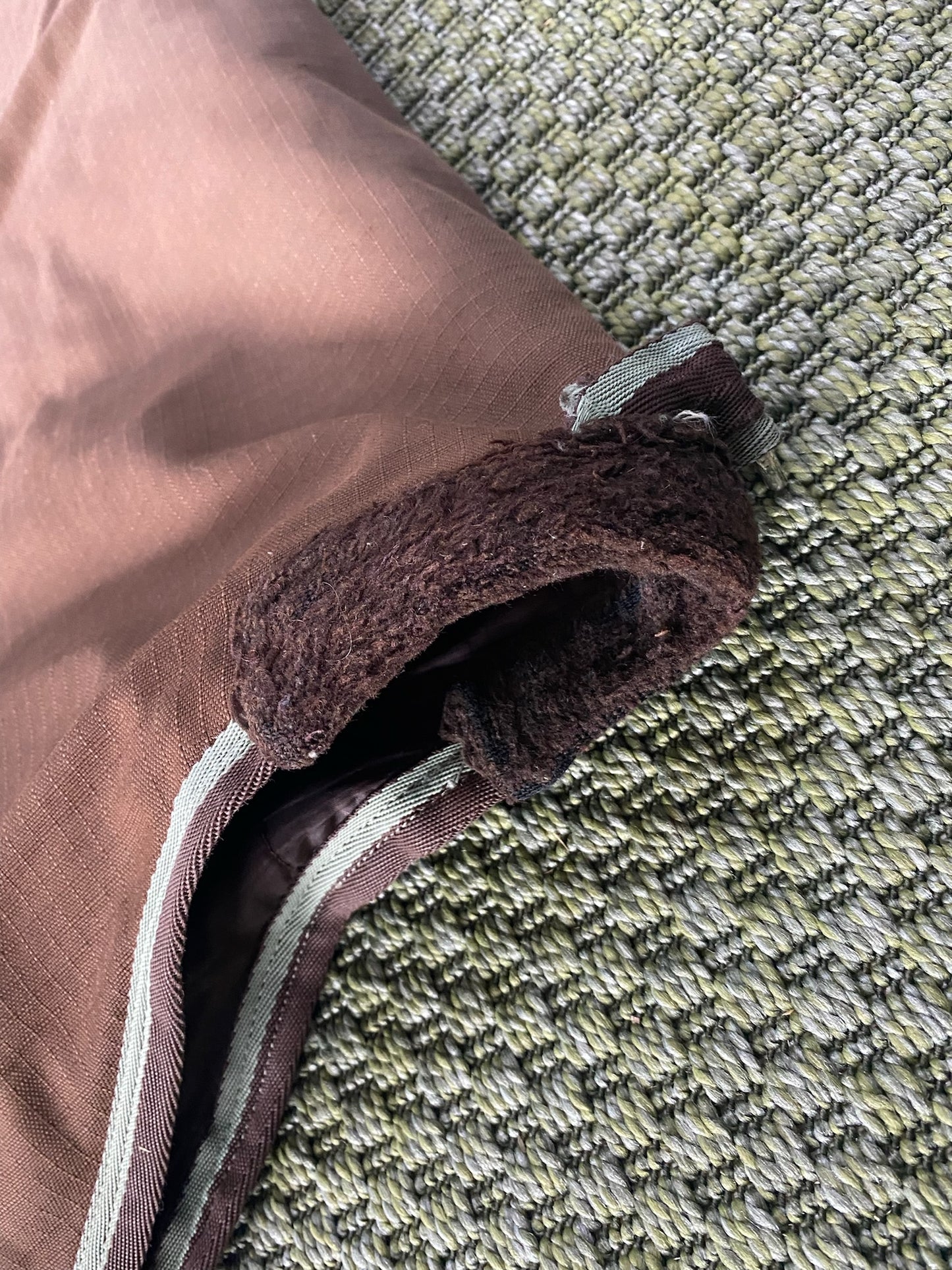 Couverture imperméable Equithème marron – Bon état - 140