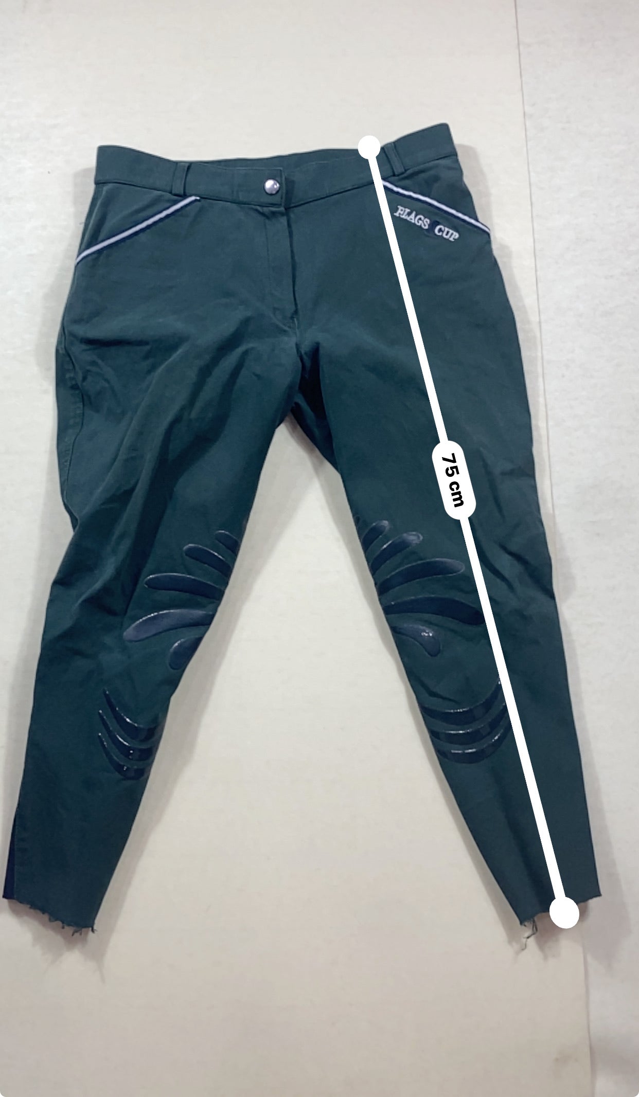 Pantalon Flags&Cup vert foncé – Taille 42