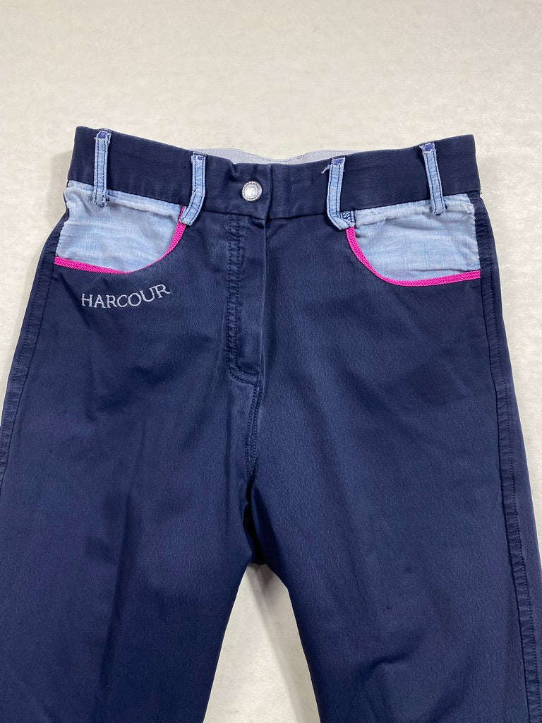 Pantalon Harcour Marine/Fuchsia - XS