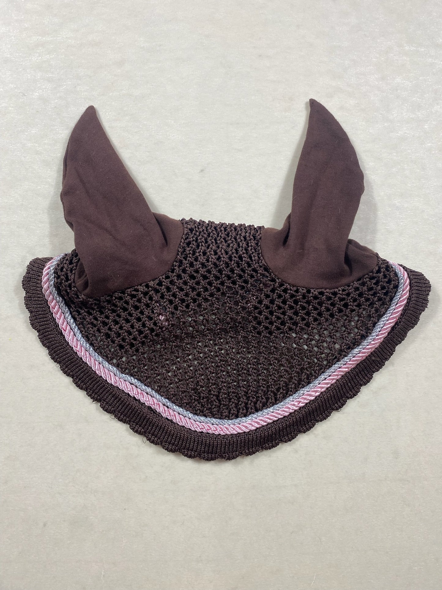 Bonnet Palm Beach – Privilège Équitation – Brun & Rose – Taille Full