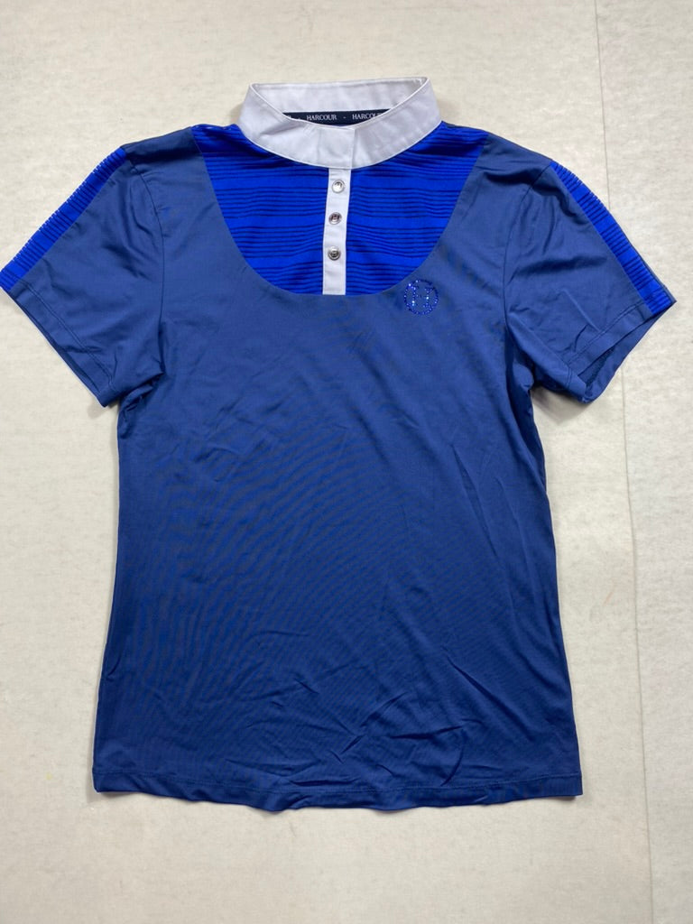 Polo Harcour Marine/Bleu - S