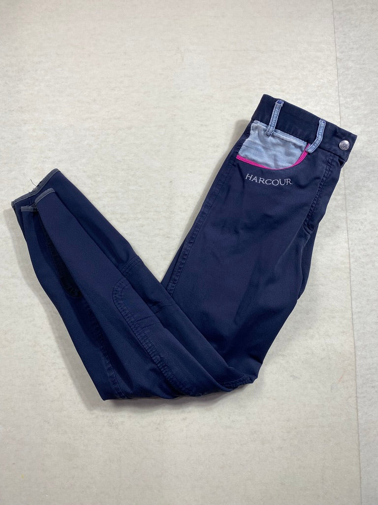 Pantalon Harcour Marine/Fuchsia - XS