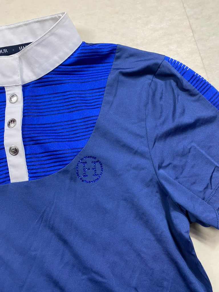 Polo Harcour Marine/Bleu - S