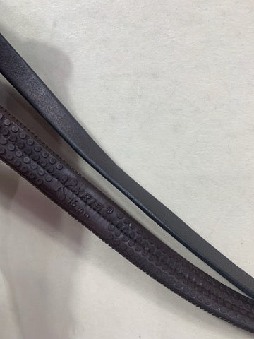 Rênes Eric Thomas caoutchouc & cuir brun – Taille Full