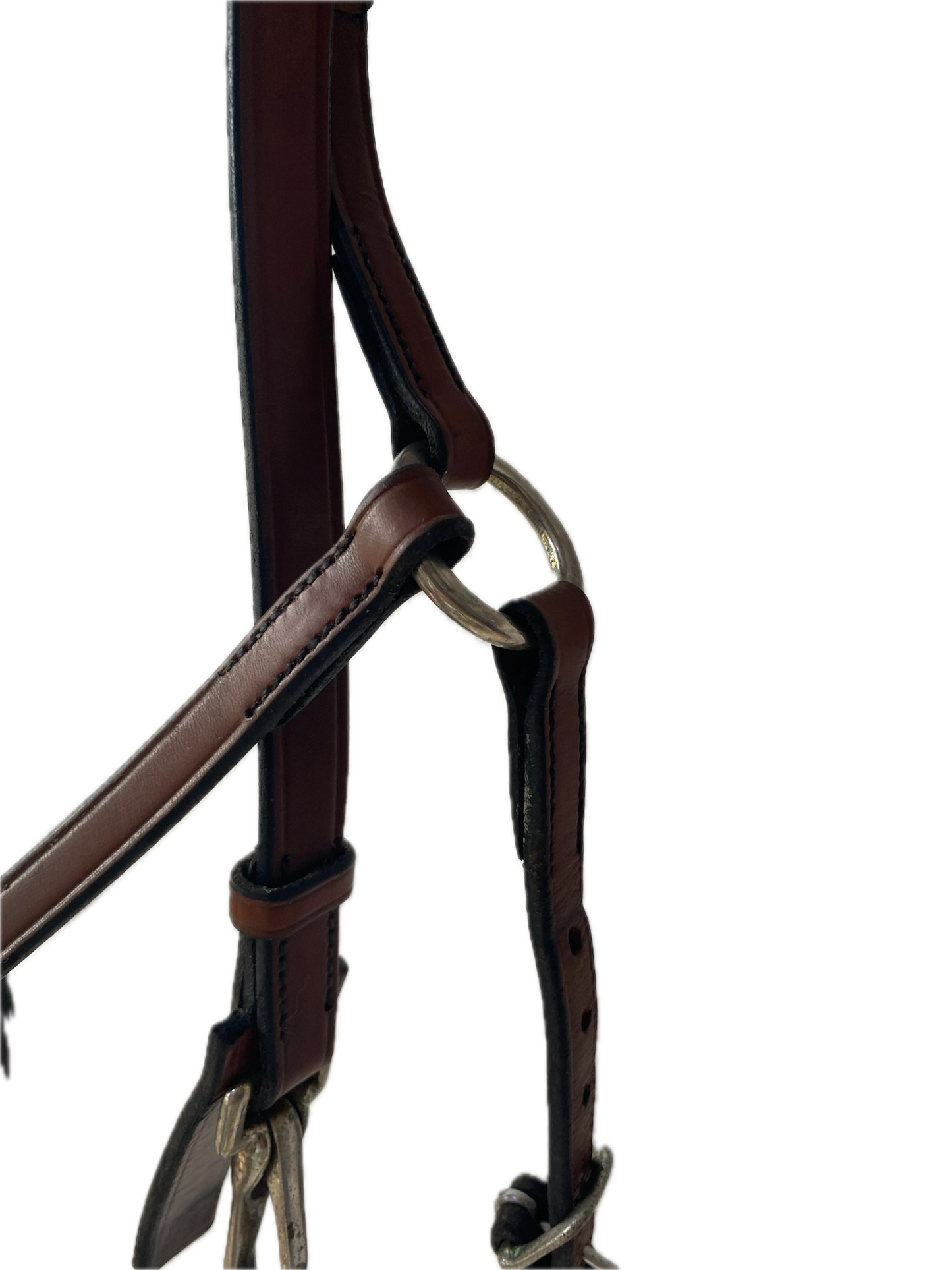 Filet avec muserolle croisée  CSO cuir brun