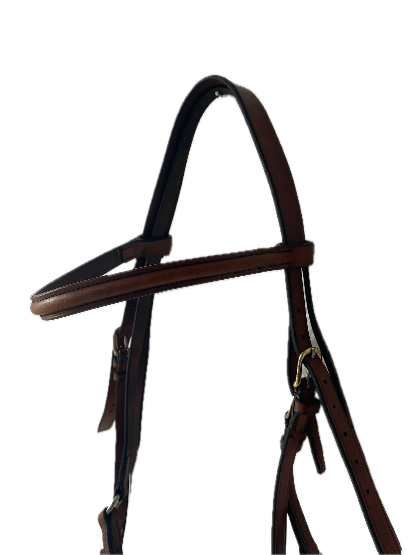 Filet avec muserolle croisée  CSO cuir brun