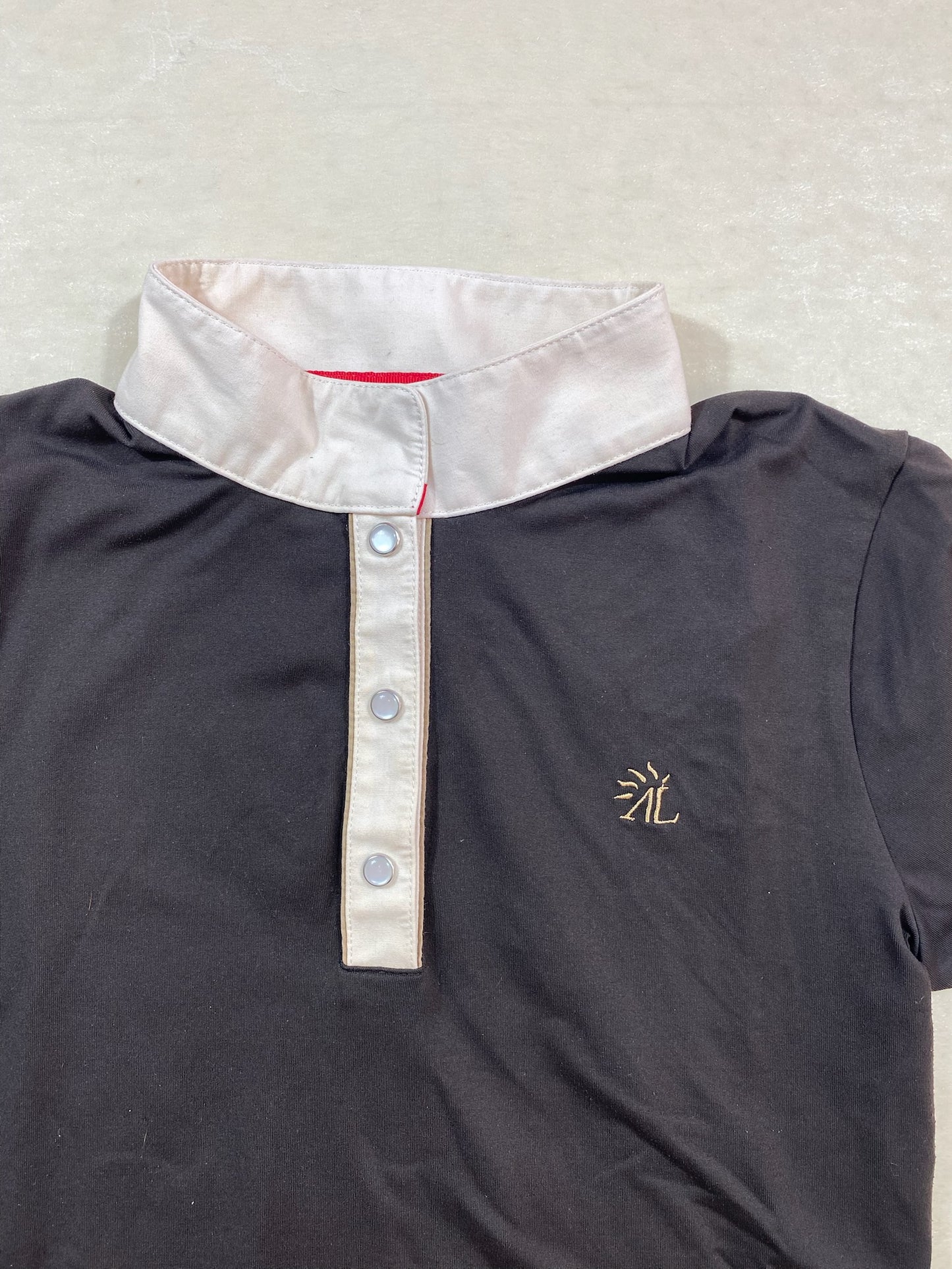 Polo Alexandra Ledermann Marron - S