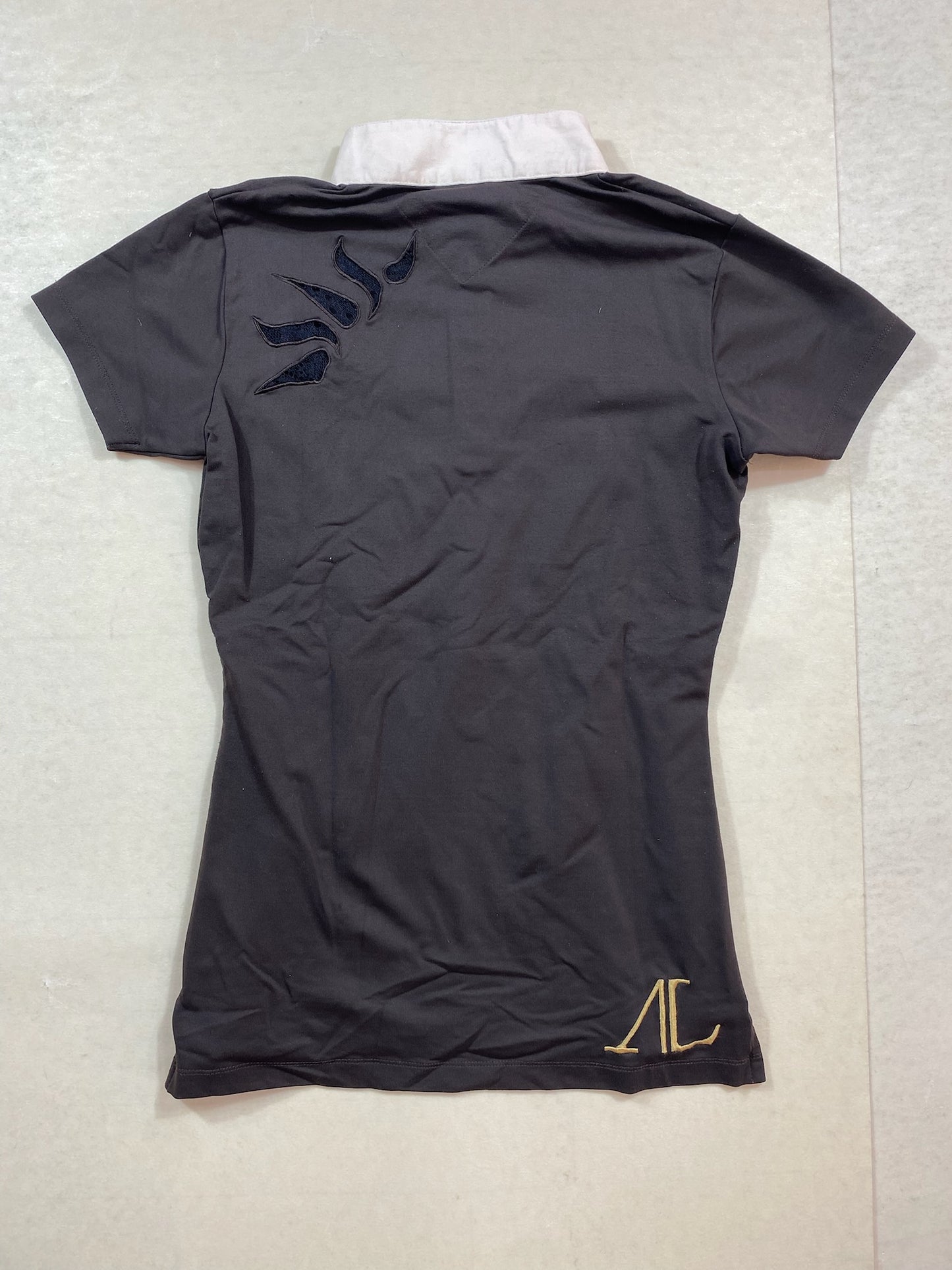 Polo Alexandra Ledermann Marron - S