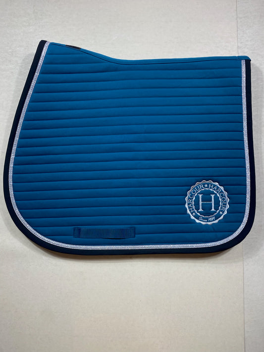 Tapis de selle Harcour Karembar CSO Bleu Pétrole