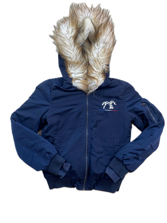 Veste équitation Penelope Leprevost – Taille XS – Bleu marine – Très bon état