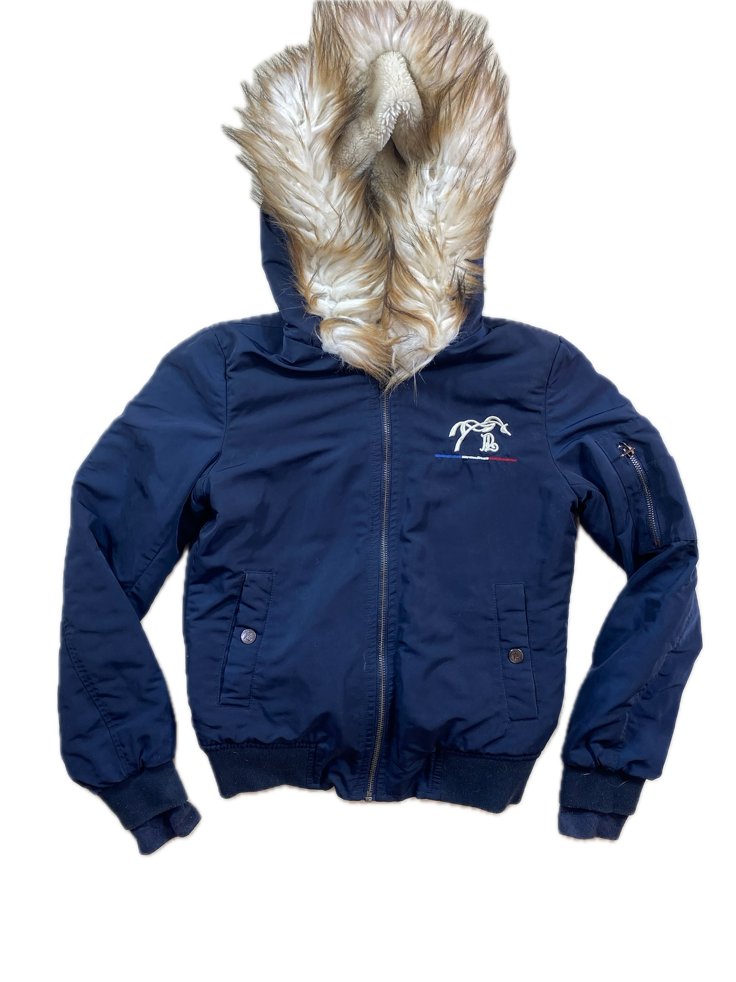 Veste équitation Penelope Leprevost – Taille XS – Bleu marine – Très bon état