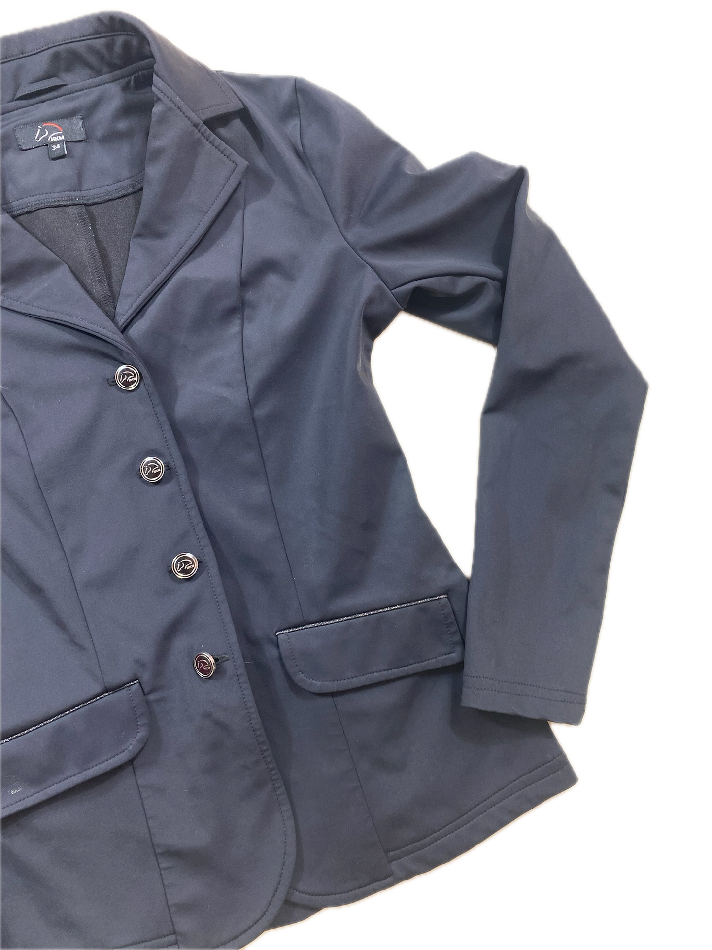 ✨ Veste de concours HKM femme – Taille 34 – Noir – Très bon état