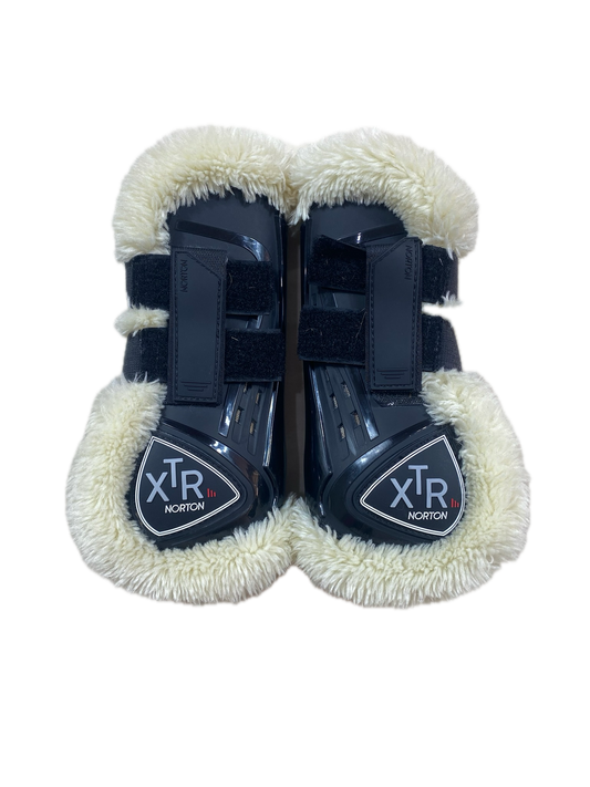 Guêtres fermées NORTON XTR mouton synthétique – Noir – Taille Full – Très bon état