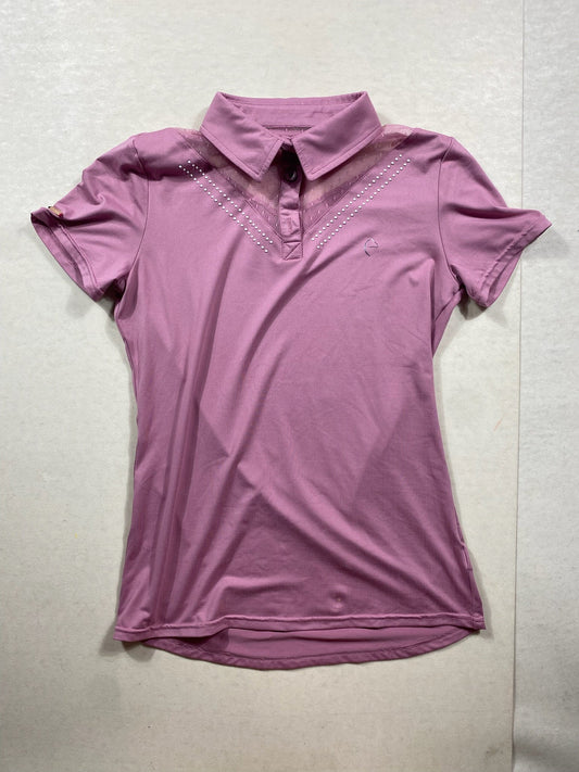 Polo EquiThème rose – Taille XS