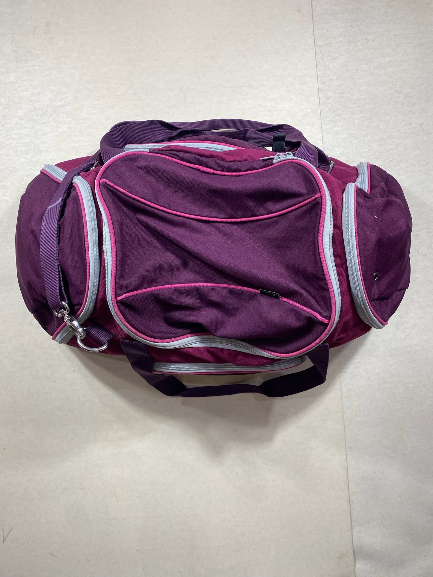 Grand sac de pansage Fouganza – Violet & Fuchsia