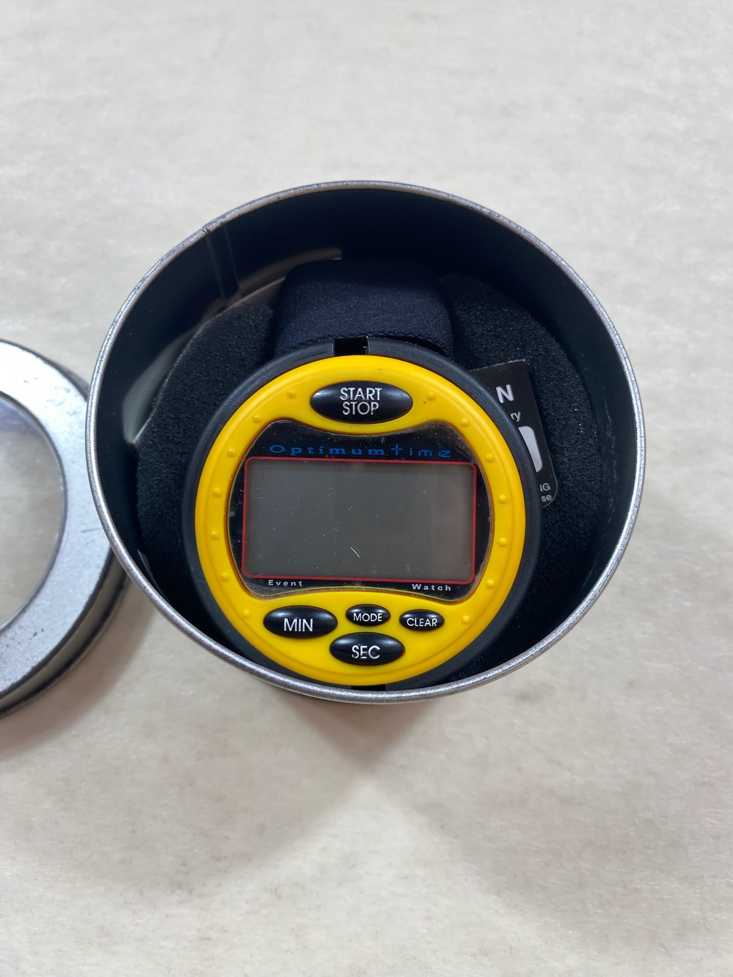 Chronomètre Optimum Time - Jaune