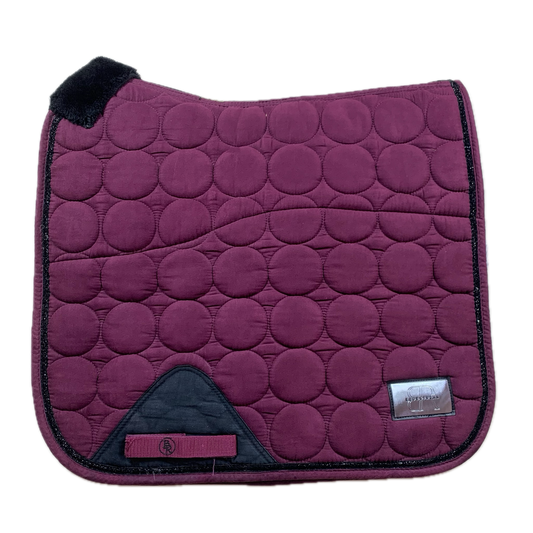 Tapis de dressage BR Equestrian prune violet – amortisseur intégré