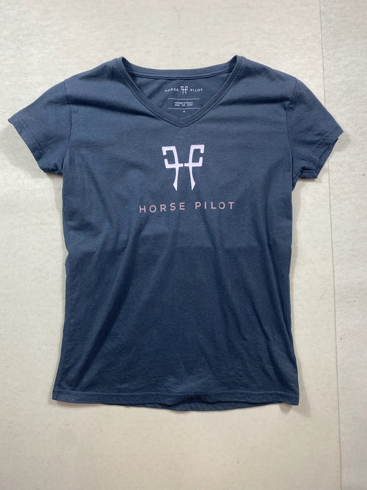 T-shirt Horse Pilot Gris et Rose - M