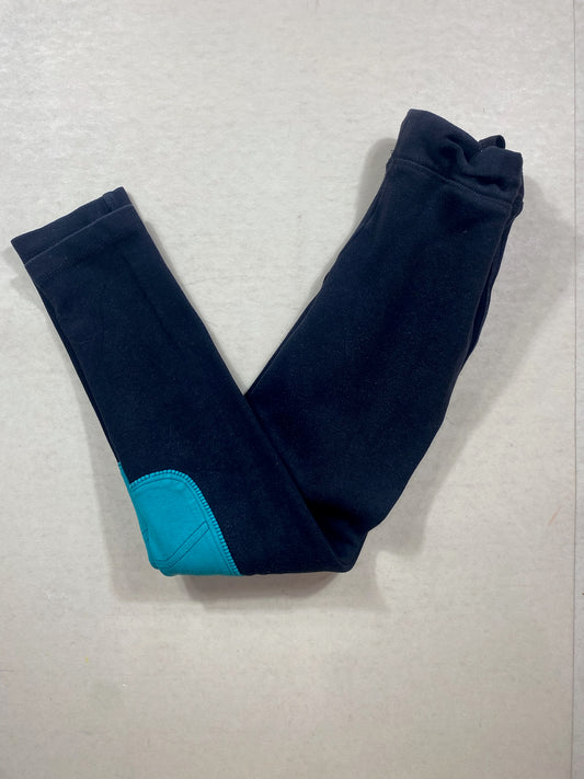 Legging Equilibre Noir / Turquoise 16 Ans
