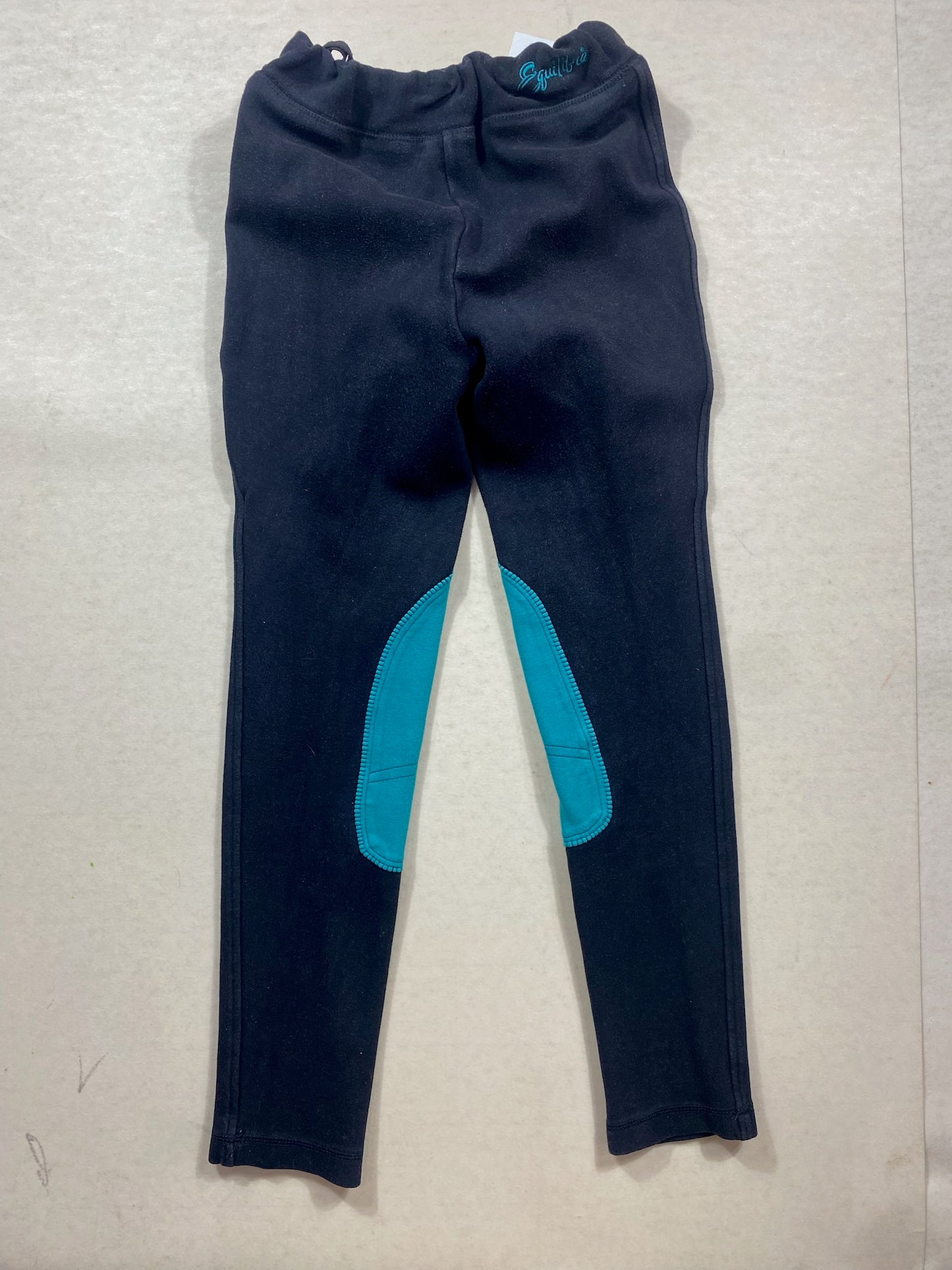 Legging Equilibre Noir / Turquoise 16 Ans