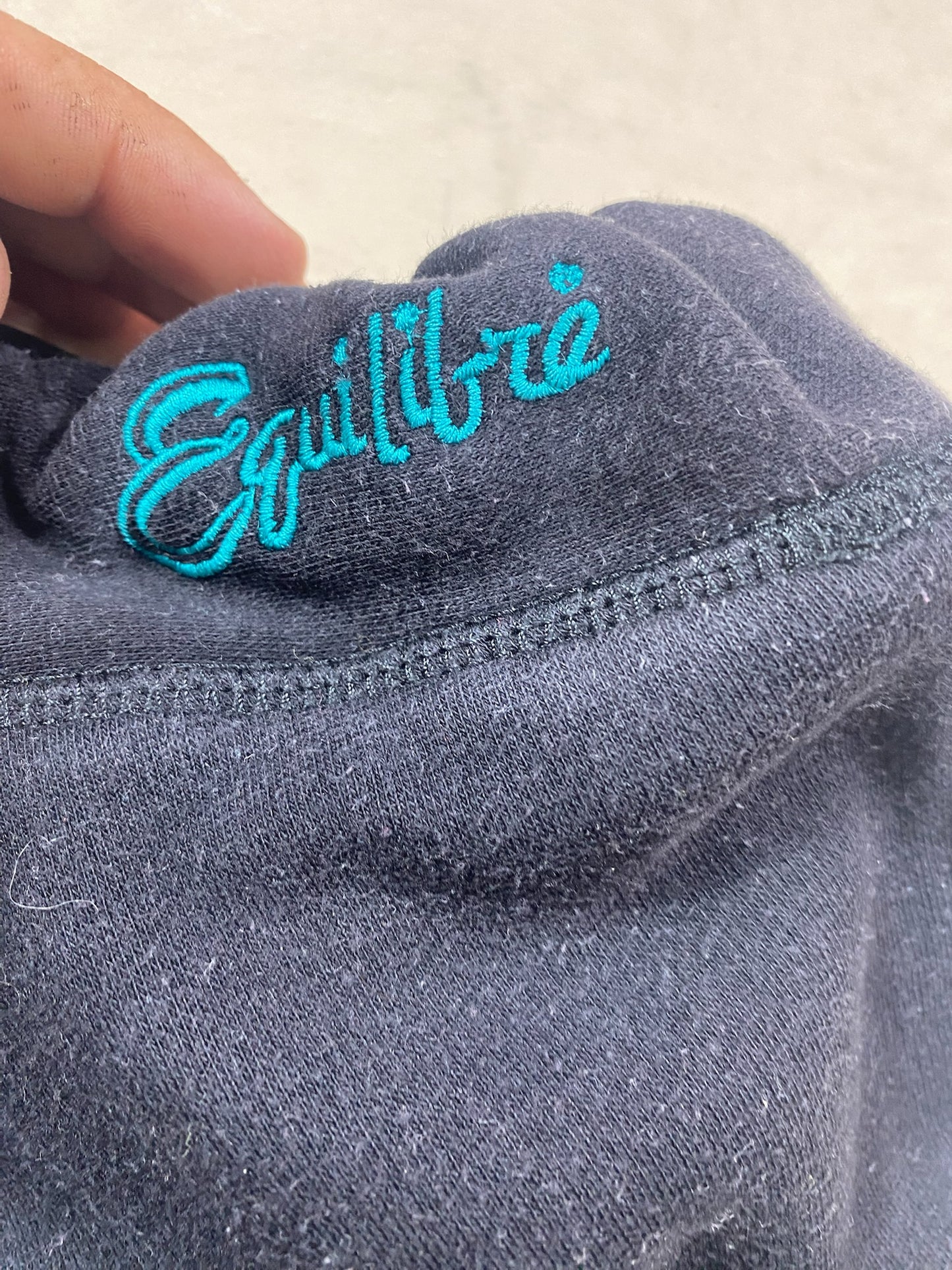 Legging Equilibre Noir / Turquoise 16 Ans