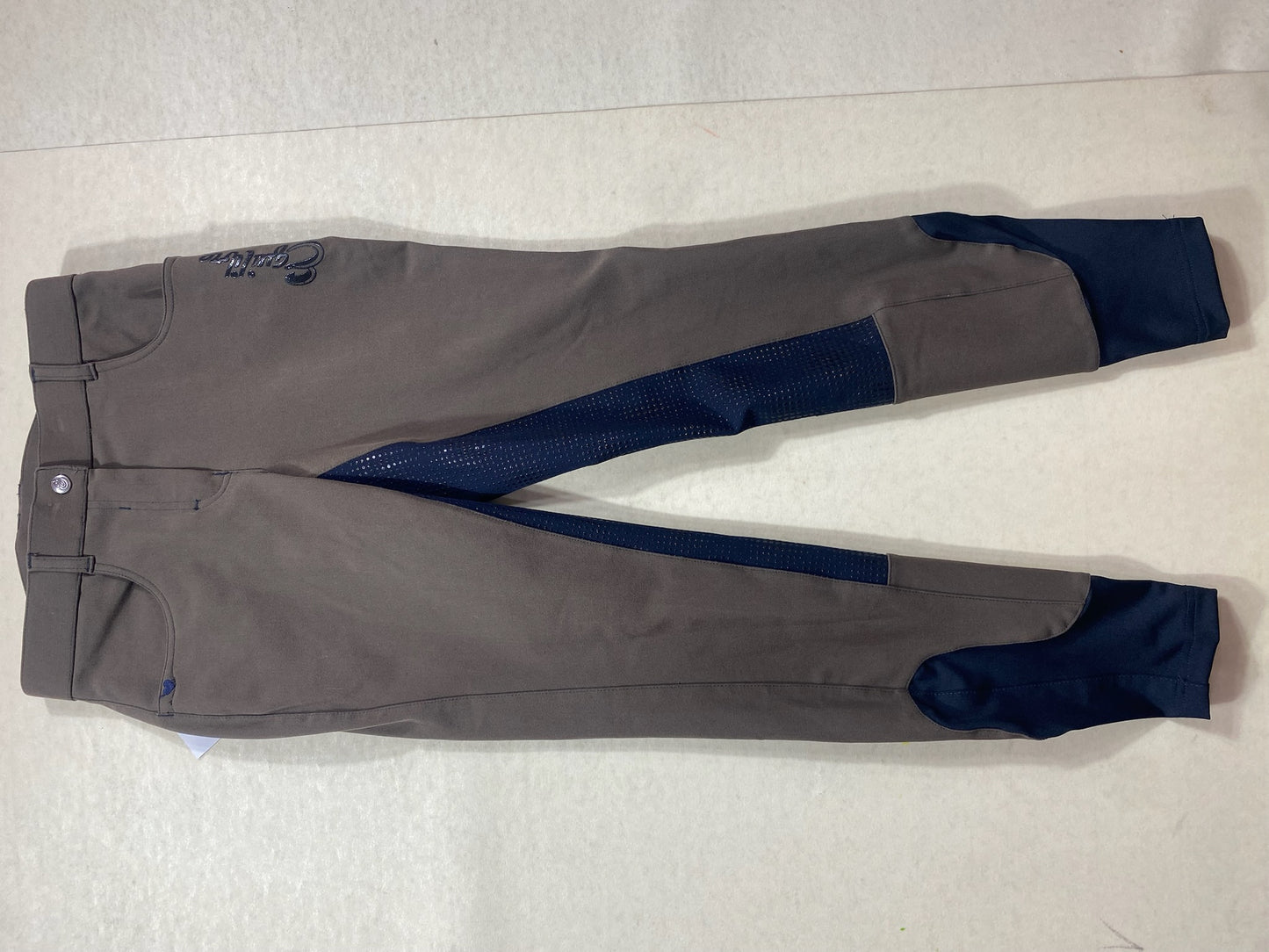 Pantalon Equilibre Brun motif Coeur S