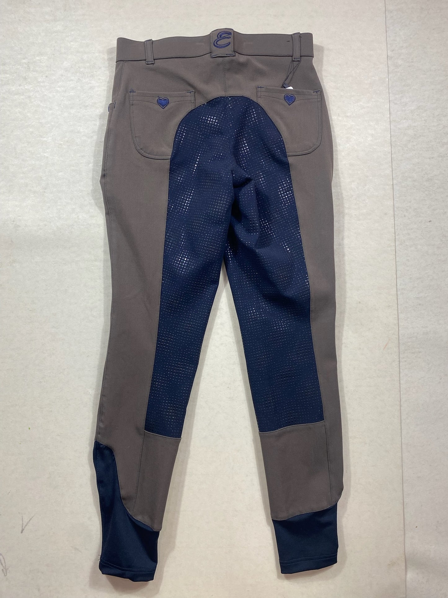 Pantalon Equilibre Brun motif Coeur S