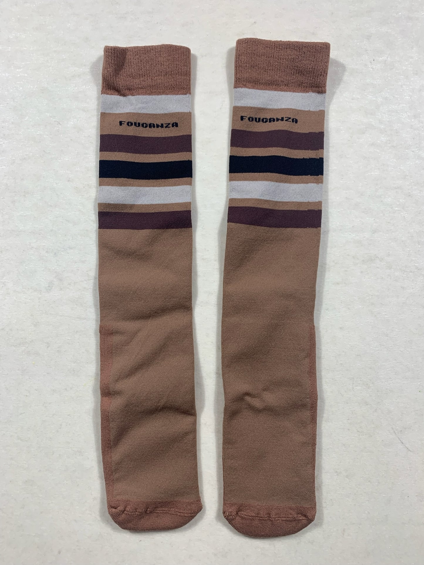 Chaussettes Fouganza – Marron & Beige – Taille 35-38 – Neuf