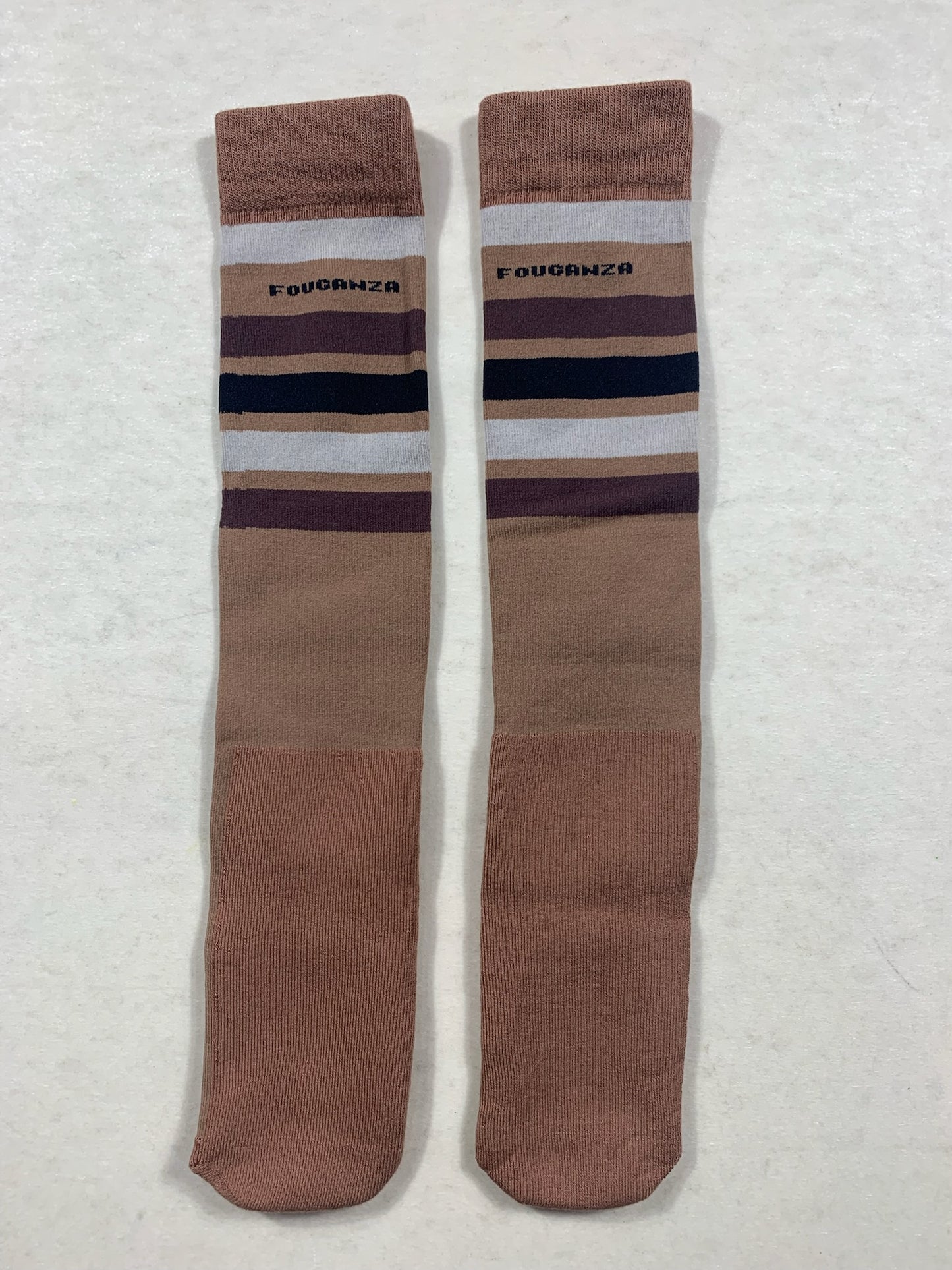 Chaussettes Fouganza – Marron & Beige – Taille 35-38 – Neuf