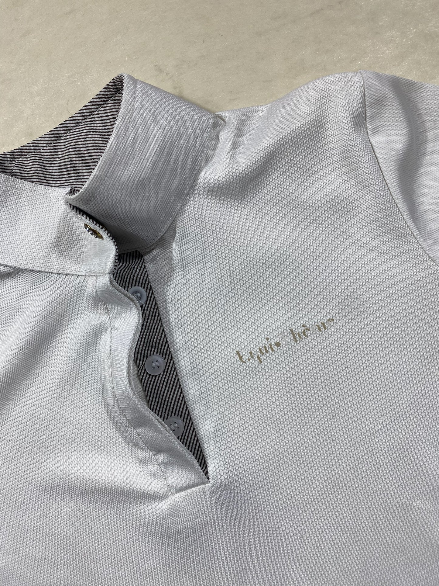 Polo – Equi-Thème – Blanc – Taille 164