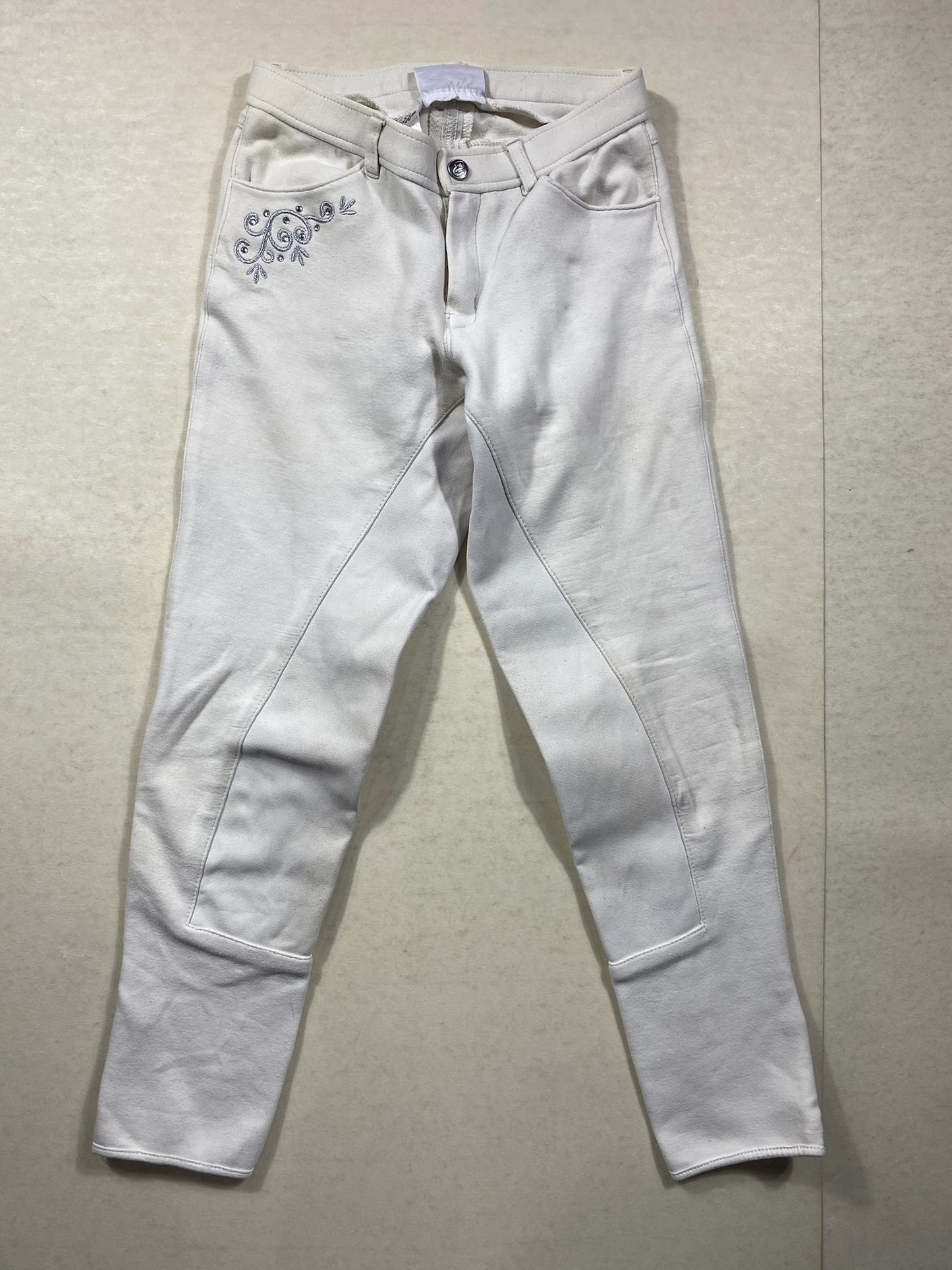 Pantalon – Équilibre – Blanc – 14 ans
