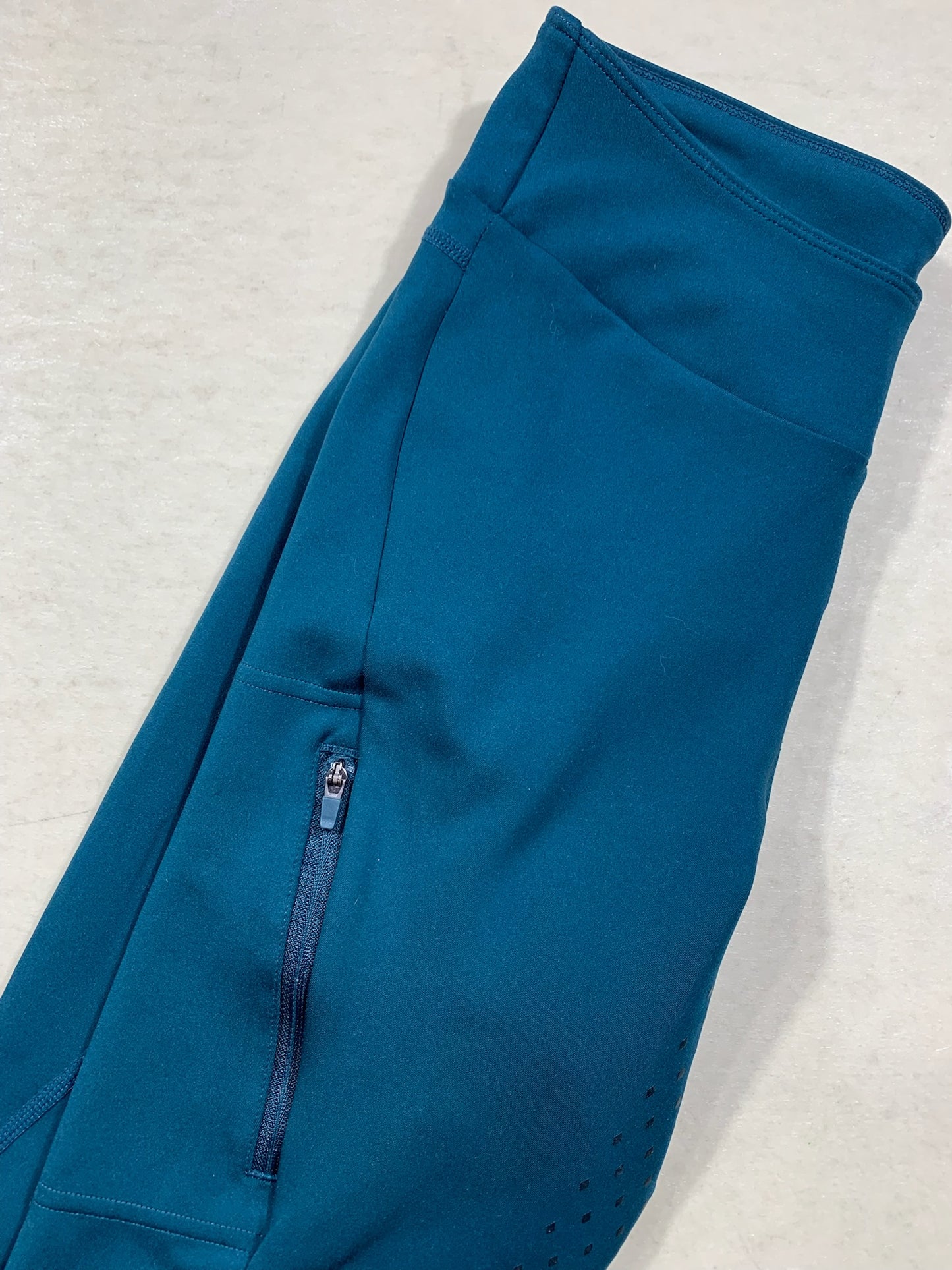 Legging Fouganza Full Grip Bleu Canard - S