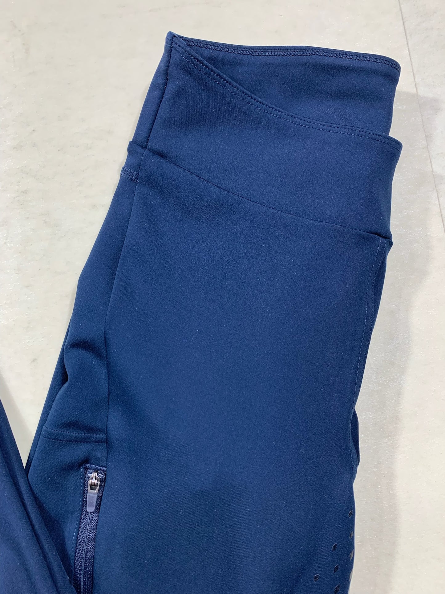 Legging Fouganza Full Grip Marine - S