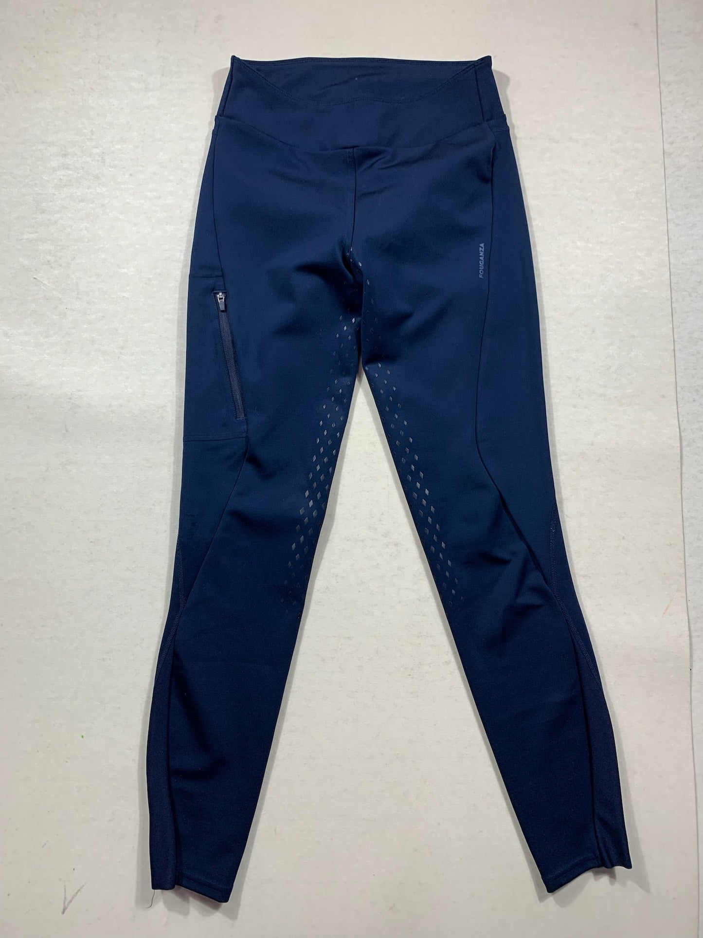 Legging Fouganza Full Grip Marine - S