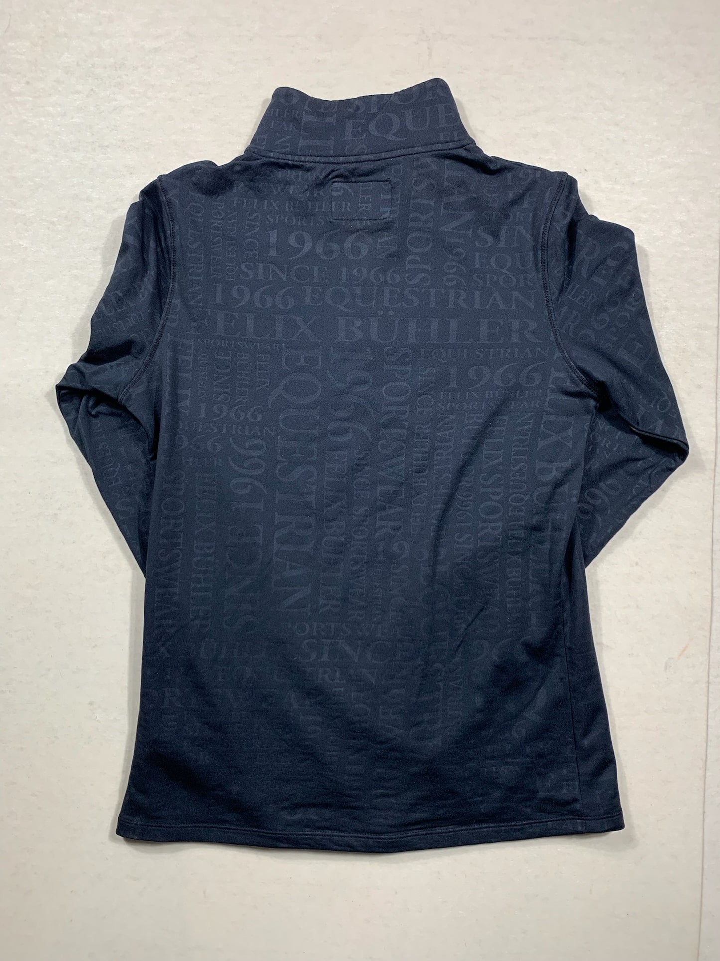 Polo manches longues – Felix Bühler – Noir – Taille S