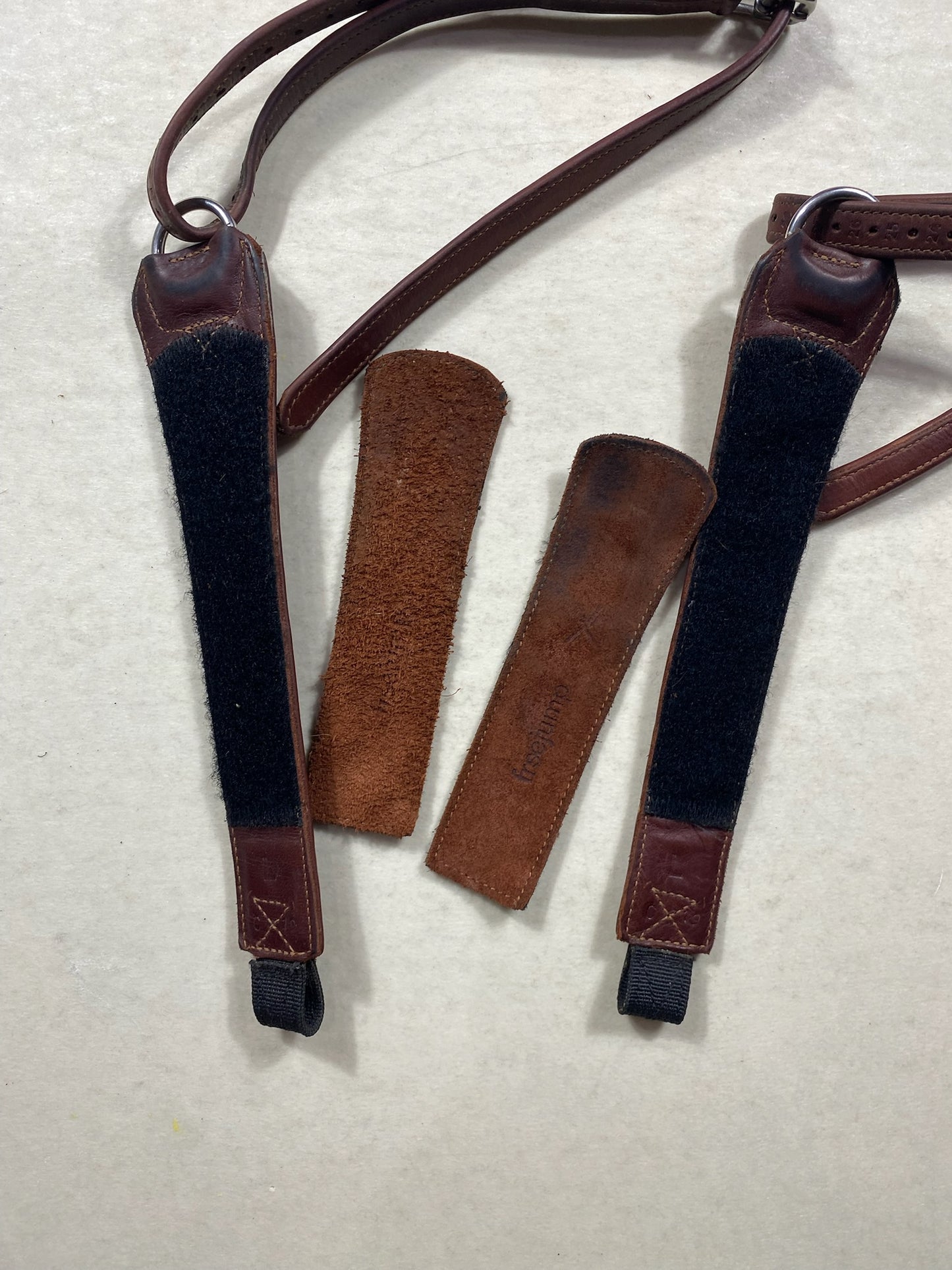 Étrivières plates – Freejump – Brunes – Taille L