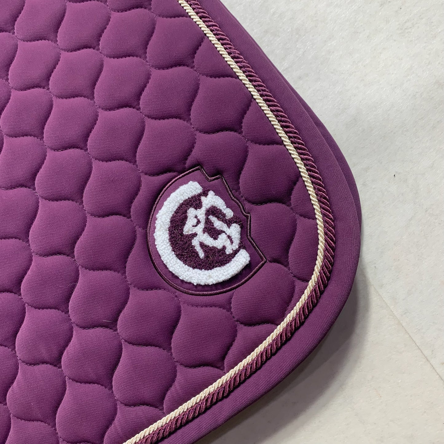 Tapis Kentucky 3D logo Onion Quilt Violet - Dressage