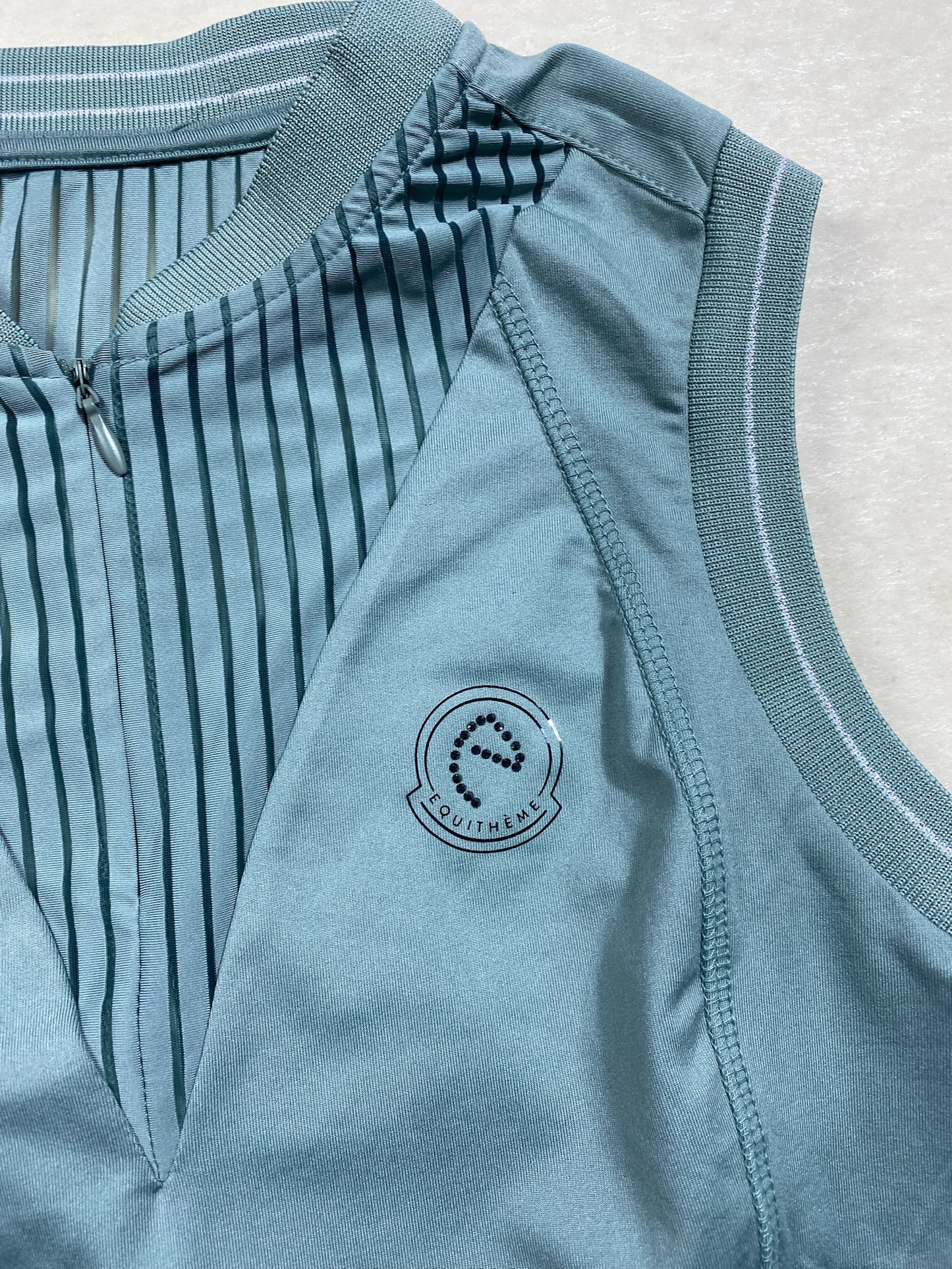 Polo Equi-Thème Collection Je t’aime – Vert sauge – Taille S