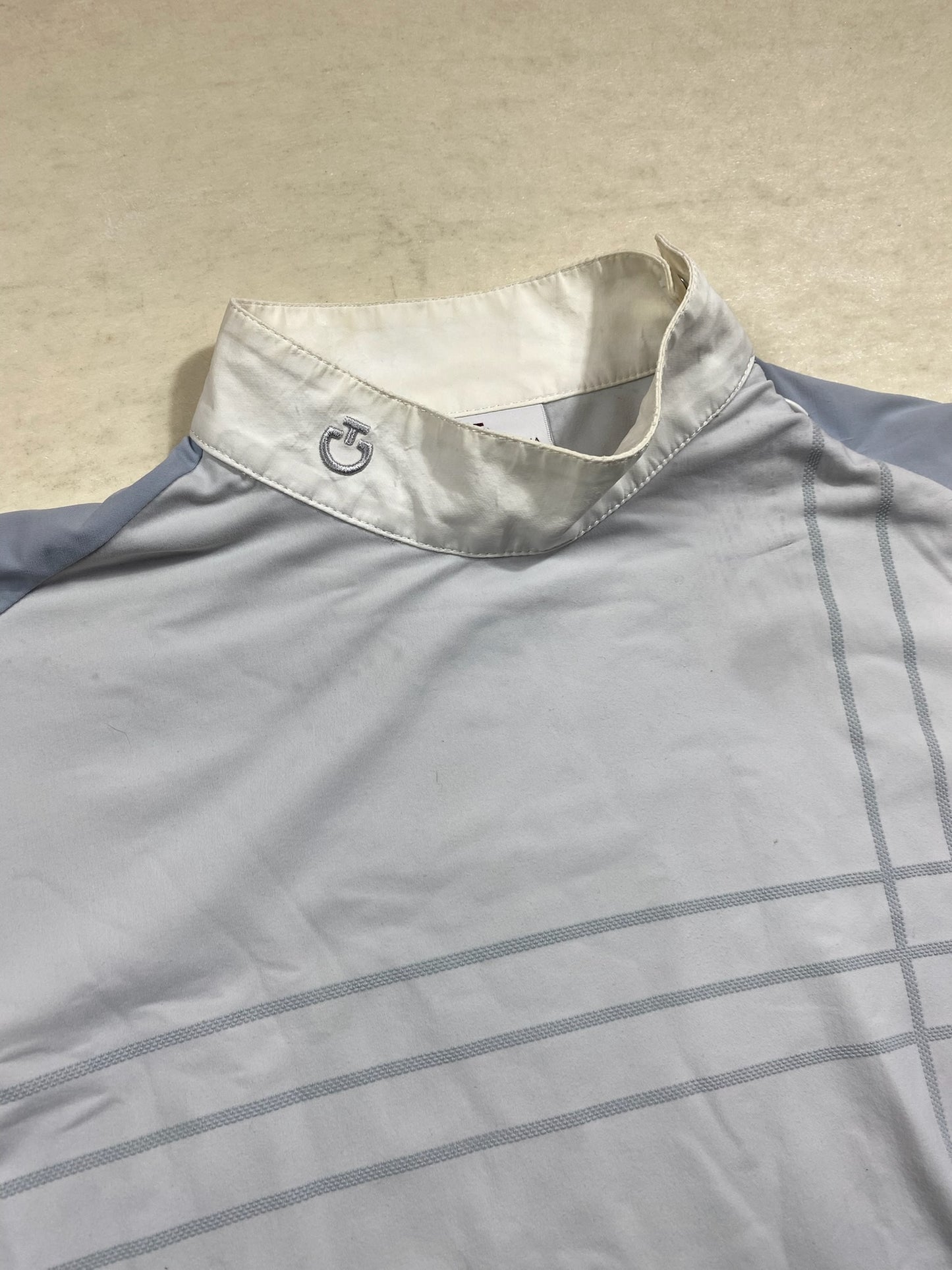 Polo manches longues Cavalleria Toscana – Gris clair – Taille M