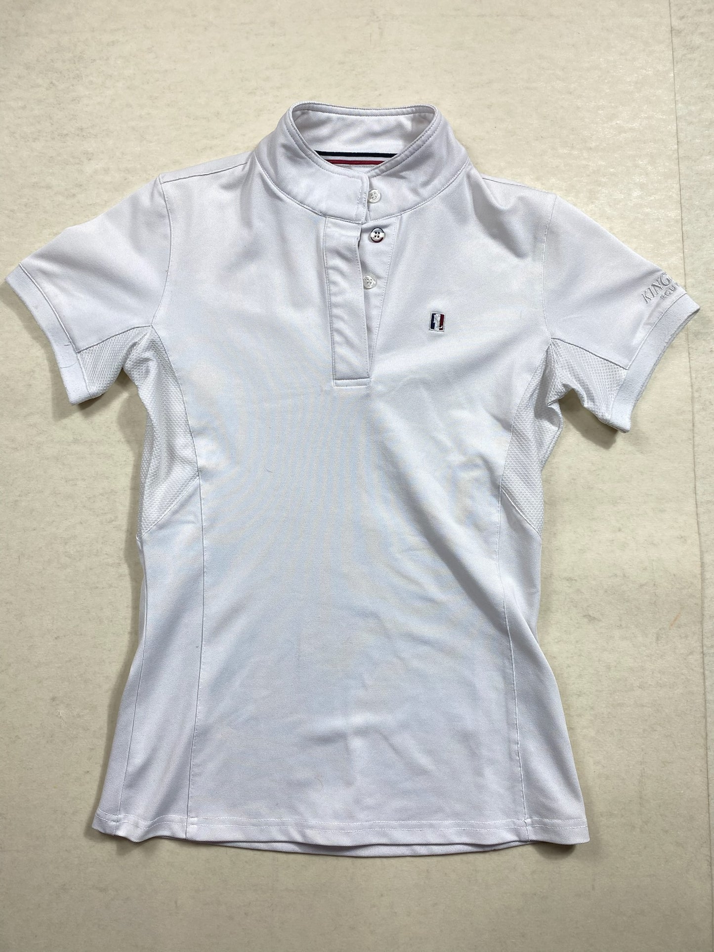 Polo Kingsland – Blanc – Taille XS