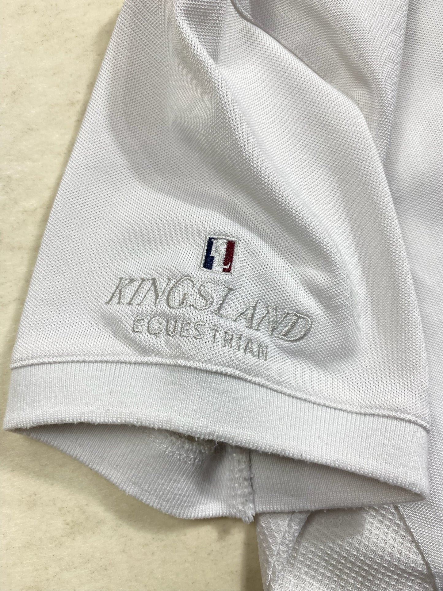 Polo Kingsland – Blanc – Taille XS